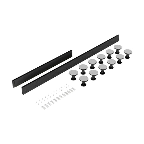 [BELG4S] Shower Tray Leg Set - Slate Grey - For 1300mm-1800mm Rectangular & Walk In Resin Trays - Cutout