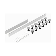[BELG4W] Shower Tray Leg Set for 1300 - 1800mm Rectangular and Walk-In Shower Trays, Choice of Colour - Cutout