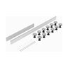 [BELG4W] Shower Tray Leg Set for 1300 - 1800mm Rectangular and Walk-In Shower Trays, Choice of Colour - Cutout