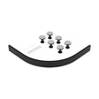 [BELG5S] Shower Tray Leg Set - Slate Grey - For 700mm-900mm Quadrant Resin Trays - Cutout
