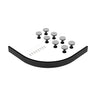 [BELG6S] Shower Tray Leg Set for 1000 - 1200mm Quadrant Shower Trays, Choice of Colour - Cutout