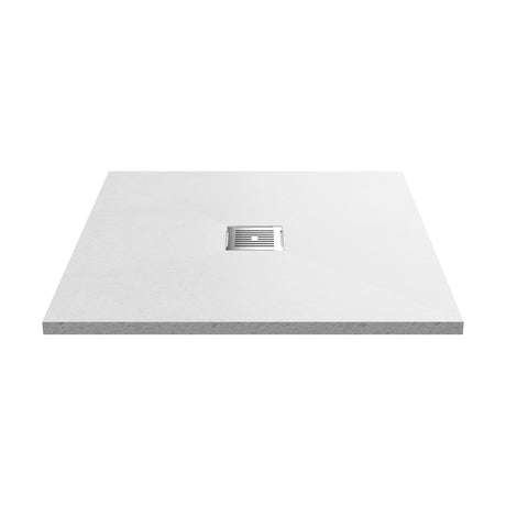 [BELT61010] Balterley Shower Tray Ultra-Slim 32mm Low-Profile Square - Choice of Size and Finish - Cutout