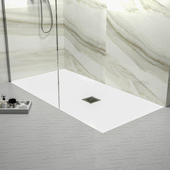 [BELT61054] Balterley Shower Tray Premium Slimline Rectangular - Multiple Sizes and Finishes - Lifestyle 1