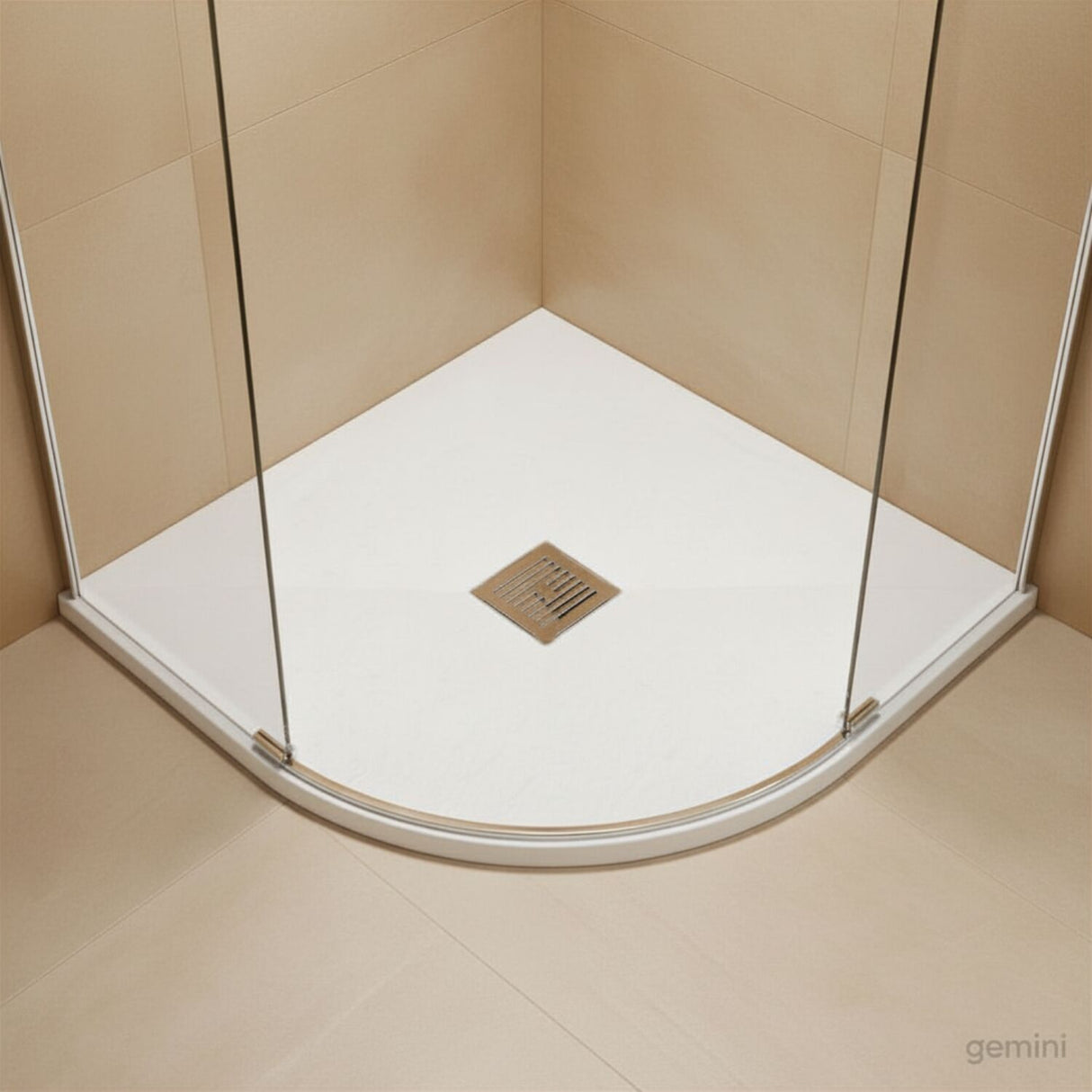 [BELT61106] Balterley Shower Tray Premium Slimline Quadrant - Multiple Sizes and Finishes - Silo
