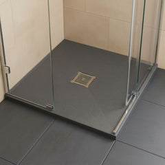 [BELT71006] Balterley Shower Tray Ultra-Slim 32mm Low-Profile Square - Choice of Size and Finish - Silo