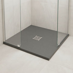 [BELT71010] Balterley Shower Tray Ultra-Slim 32mm Low-Profile Square - Choice of Size and Finish - Silo