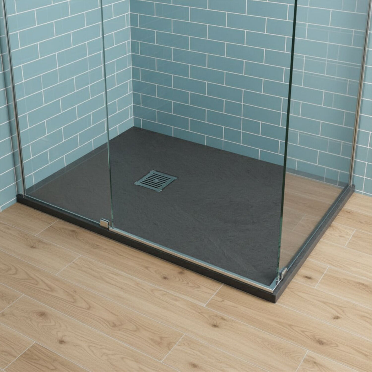 [BELT71023] Balterley Shower Tray Premium Slimline Rectangular - Multiple Sizes and Finishes - Silo