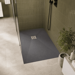 [BELT71063] Balterley Shower Tray Premium Slimline Rectangular - Multiple Sizes and Finishes - Lifestyle 1