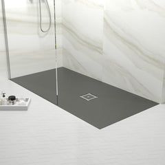 [BELT91053] Balterley Shower Tray Premium Slimline Rectangular - Multiple Sizes and Finishes - Lifestyle 1