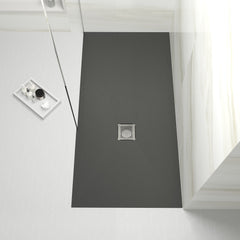 [BELT91053] Balterley Shower Tray Premium Slimline Rectangular - Multiple Sizes and Finishes - Lifestyle 2