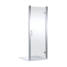 [BELUHD80-E8] Ellenhall 8mm Toughened Safety Glass Hinged Shower Door, 1900mm Height - Choice of Size and Finish - Cutout