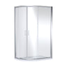 [BELUQ128-E8] Ellenhall 8mm Glass Offset Quadrant Shower Enclosure, 1900mm Height - Choice of Colour - Cutout