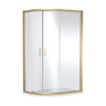 [BELUQ128BB-E8] Ellenhall 8mm Glass Offset Quadrant Shower Enclosure, 1900mm Height - Choice of Colour - Cutout