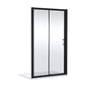 [BELUSL12BP-E8] Ellenhall 8mm Toughened Safety Glass Sliding Shower Door, 1900mm Height - Choice of Size and Finish - Cutout