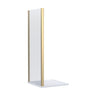 [BELUSP10BB-E8] Ellenhall 8mm Toughened Safety Glass Shower Side Panel, 1900mm Height - Choice of Size and Finish - Cutout