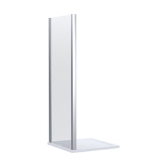 [BELUSP90-E8] Ellenhall 8mm Toughened Safety Glass Shower Side Panel, 1900mm Height - Choice of Size and Finish - Cutout