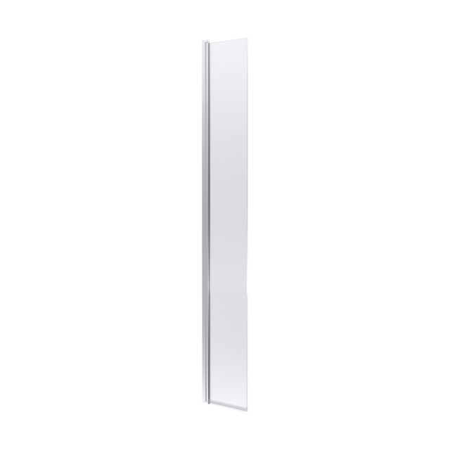 [BESO030HC] Balterley Contemporary Bathroom 8mm Glass Hinged Flipper Wetroom Screen, Chrome Fininsh, 1950 x 322 x 27mm - Cutout