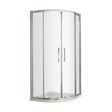 [BESO800H4] Balterley Sonic 800mm Quadrant Shower Enclosure with 8mm Glass, Bar Handle - Chrome - Cutout