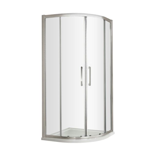 [BESO800H4] Balterley Sonic 800mm Quadrant Shower Enclosure with 8mm Glass, Bar Handle - Chrome - Cutout