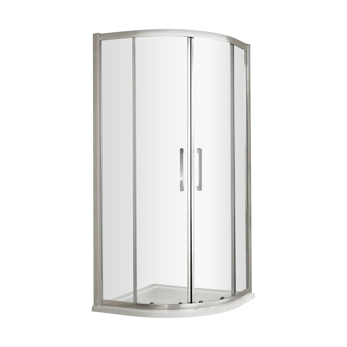 [BESO900H4] Balterley Sonic 900mm Quadrant Shower Enclosure with 8mm Glass, Bar Handle & Easyfit Assembly System - Chrome - Cutout