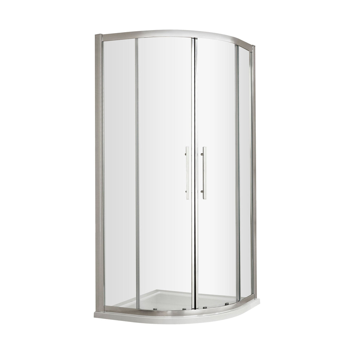[BESO900] Kinvaston Quadrant Shower Enclosure with 8mm Glass & Easyfit Assembly System, H: 1900mm - Choice of Size and Colour - Cutout