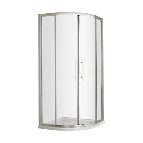 [BESO900] Kinvaston Quadrant Shower Enclosure with 8mm Glass & Easyfit Assembly System, H: 1900mm - Choice of Size and Colour - Cutout