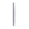 [BESOBP30HC] Balterley Contemporary Bathroom 8mm Glass Hinged Flipper Return Screen, Matt Black, 1950 x 322 x 27mm - Cutout