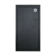 [BETAQS1080BLK] Black Rectangular Slate Effect Shower Tray - Choice of Size - Cutout