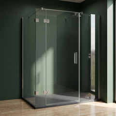 [BETAQS1490BLK] Black Rectangular Slate Effect Shower Tray - Choice of Size - Lifestyle 1