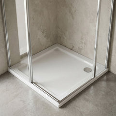 [BETR006] Balterley Shower Tray Modern Square, 40mm Profile - Choice of Size and Colour - Silo