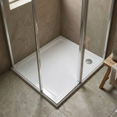 [BETR008] Balterley Shower Tray Modern Rectangular 40mm Profile Slimline, White or Grey - Multiple Sizes Available - Silo