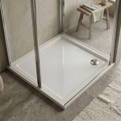 [BETR012] Balterley Shower Tray Modern Rectangular 40mm Profile Slimline, White or Grey - Multiple Sizes Available - Silo
