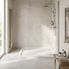 [BETR013] Balterley Shower Tray Modern Rectangular 40mm Profile Slimline, White or Grey - Multiple Sizes Available - Lifestyle 3