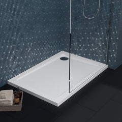 [BETR016] Balterley Shower Tray Modern Rectangular 40mm Profile Slimline, White or Grey - Multiple Sizes Available - Lifestyle 1