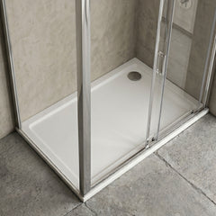 [BETR016] Balterley Shower Tray Modern Rectangular 40mm Profile Slimline, White or Grey - Multiple Sizes Available - Silo