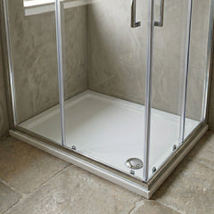 [BETR017] Balterley Shower Tray Modern Rectangular 40mm Profile Slimline, White or Grey - Multiple Sizes Available - Silo