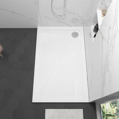 [BETR018] Balterley Shower Tray Modern Rectangular 40mm Profile Slimline, White or Grey - Multiple Sizes Available - Lifestyle 2