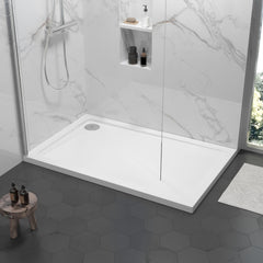 [BETR019] Balterley Shower Tray Modern Rectangular 40mm Profile Slimline, White or Grey - Multiple Sizes Available - Lifestyle 1