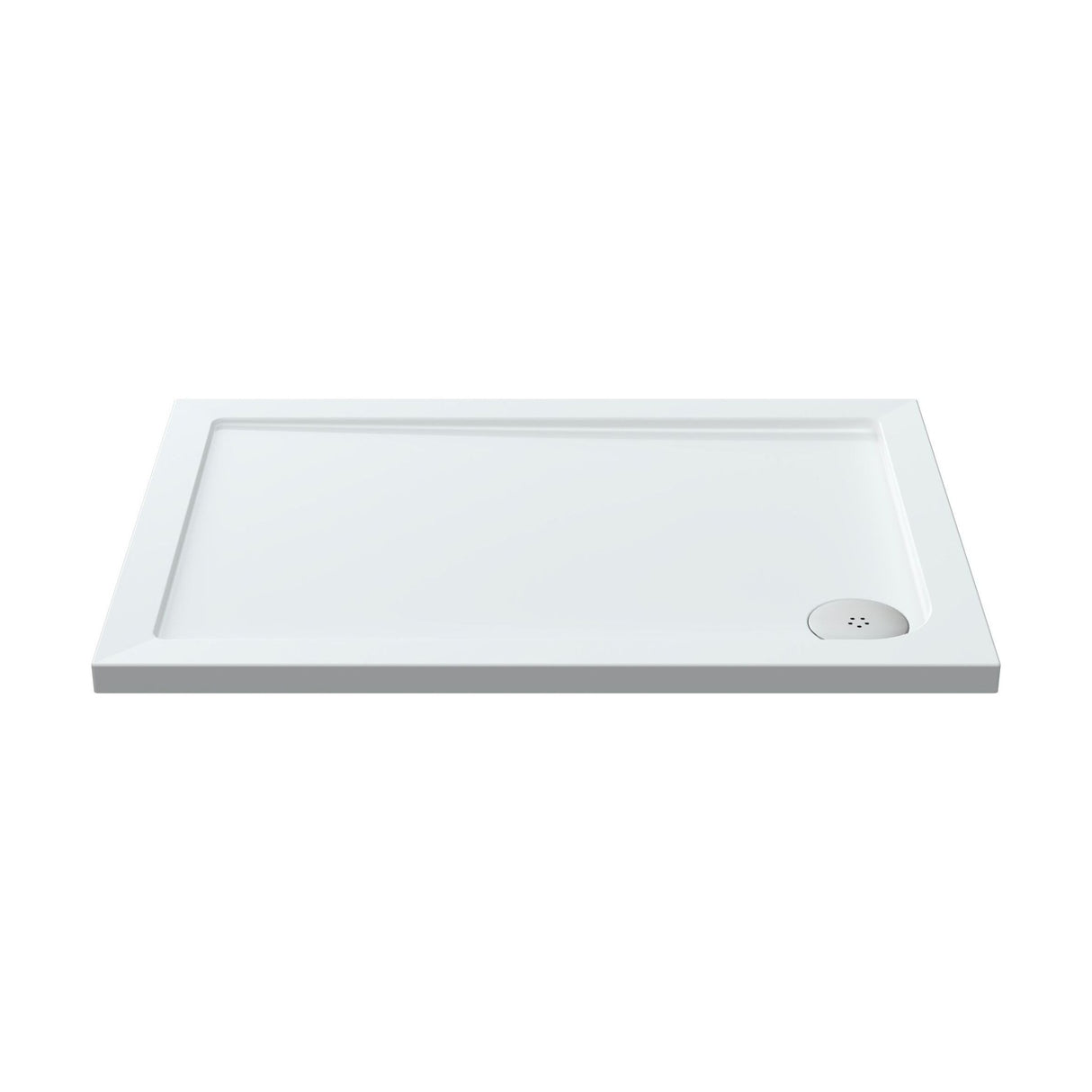 [BETR021] Balterley Shower Tray Modern Rectangular 40mm Profile Slimline, White or Grey - Multiple Sizes Available - Cutout