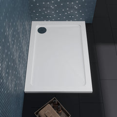 [BETR021] Balterley Shower Tray Modern Rectangular 40mm Profile Slimline, White or Grey - Multiple Sizes Available - Lifestyle 2