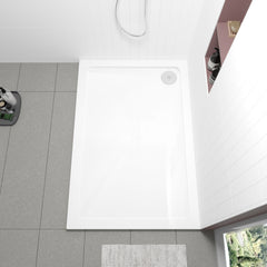 [BETR023] Balterley Shower Tray Modern Rectangular 40mm Profile Slimline, White or Grey - Multiple Sizes Available - Lifestyle 2