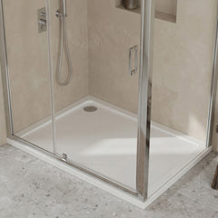 [BETR024] Balterley Shower Tray Modern Rectangular 40mm Profile Slimline, White or Grey - Multiple Sizes Available - Silo