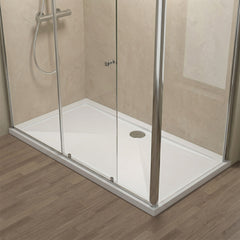 [BETR028] Balterley Shower Tray Modern Rectangular 40mm Profile Slimline, White or Grey - Multiple Sizes Available - Silo
