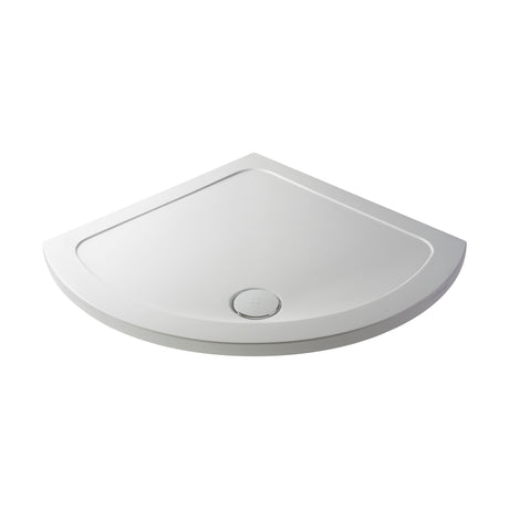 [BETR090] 914mm Premium Single Entry Shower Tray - White - Cutout