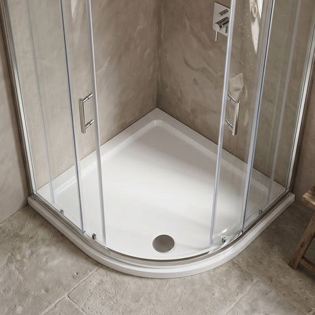 [BETR096] Balterley Shower Tray Quadrant, 40mm Profile Design - Choice of Size and Colour - Silo