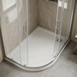 [BETR103] Balterley Shower Tray Modern Offset Quadrant Shower Tray, Left or Right Hand - Choice of Size and Finish - Silo