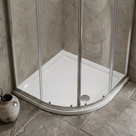 [BETR105] Balterley Shower Tray Quadrant, 40mm Profile Design - Choice of Size and Colour - Silo