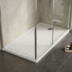 [BETR1480] Premium Walk-In Shower Tray - Choice of Size and Colour - Silo