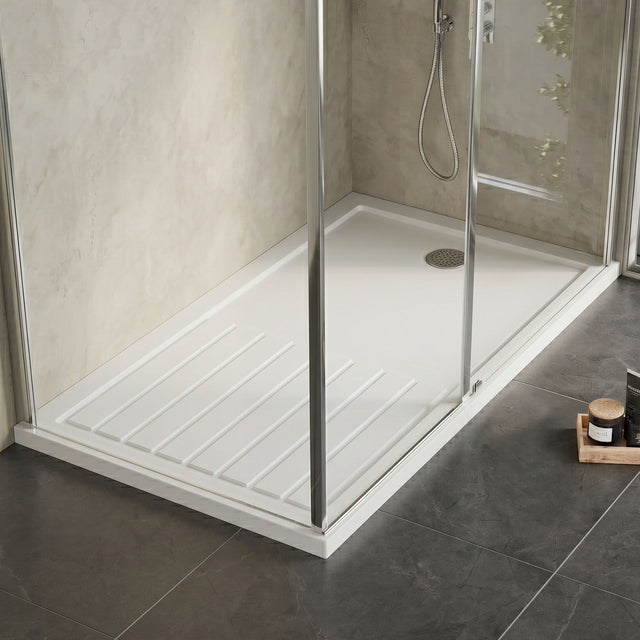 [BETR1480] Premium Walk-In Shower Tray - Choice of Size and Colour - Silo