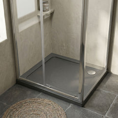 [BETR71002] Balterley Shower Tray Modern Square, 40mm Profile - Choice of Size and Colour - Silo